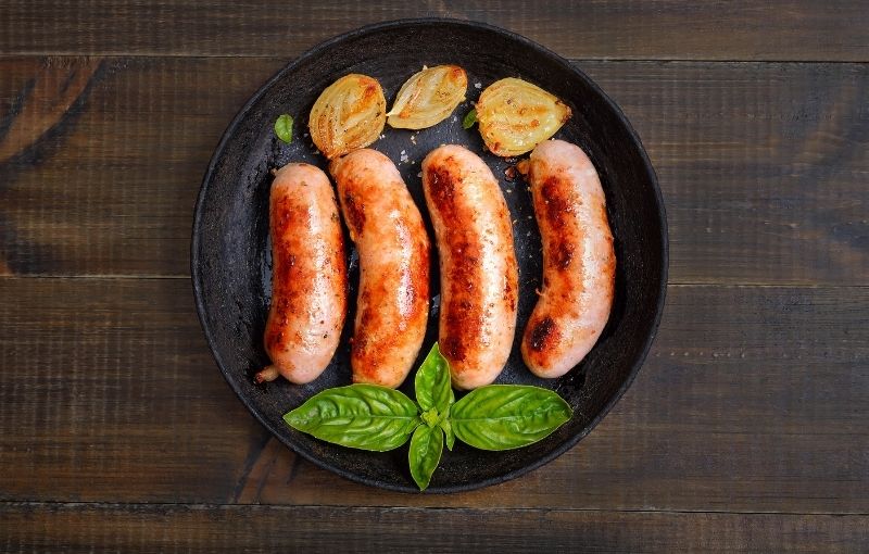 Meat (Bray): Plain Farmhouse Sausages 500g
