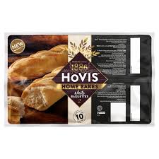 Bakery: bread (Hovis) bake at home 2pk Baguette