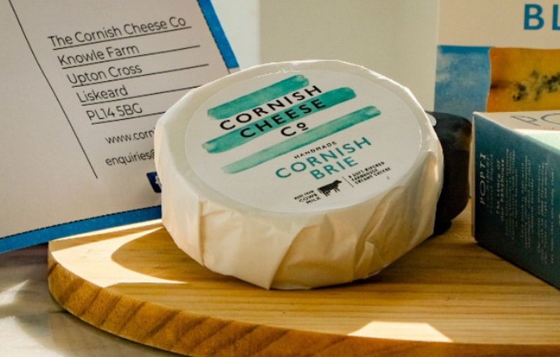 Cheese: Cornish Cheese Co. Cornish Brie - 120g portion