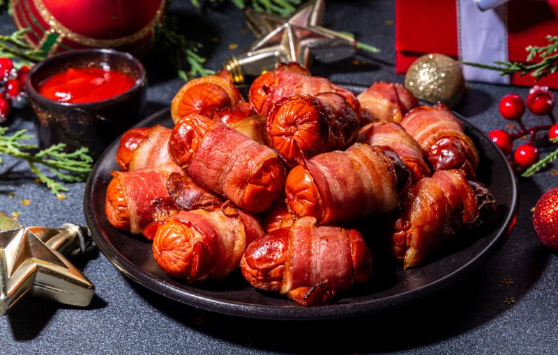 Christmas: Meat (Brays): Pigs in Blankets x12