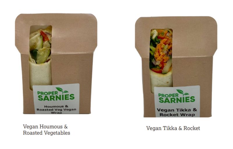 Proper Sarnies: Vegan Wraps