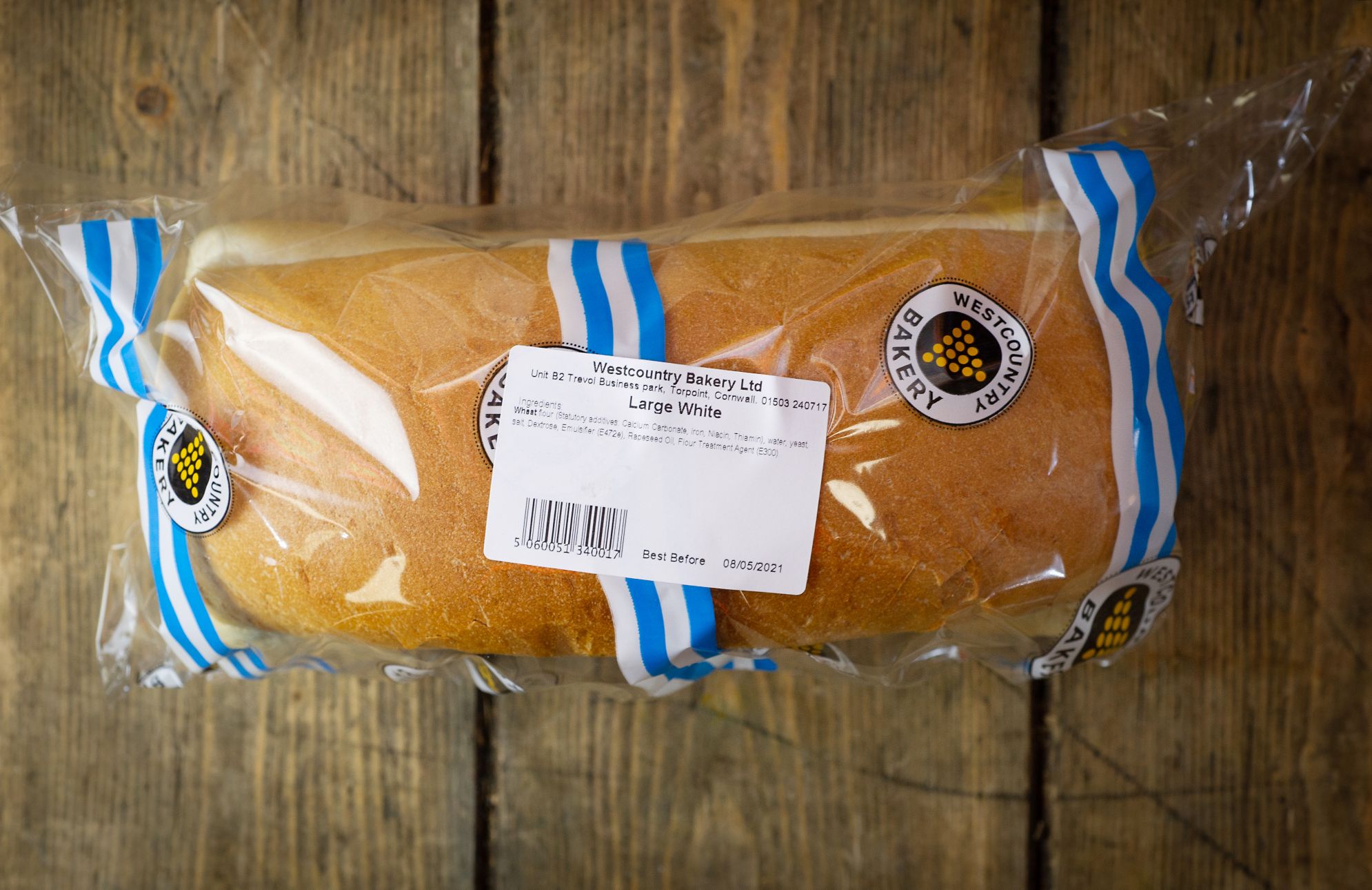 Bakery: Bread (Westcountry)- Large white tin loaf