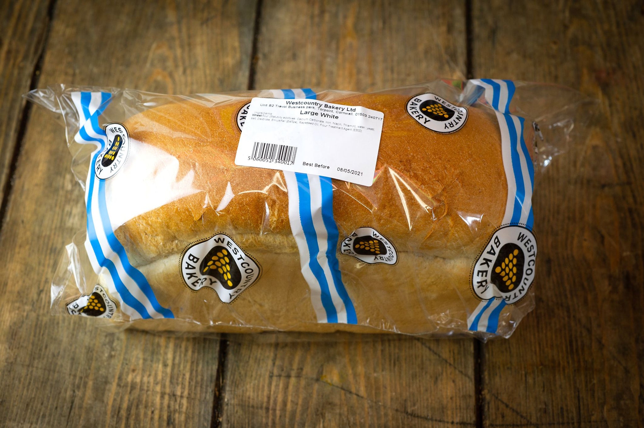 Bakery: Bread (Westcountry)- Large white tin loaf