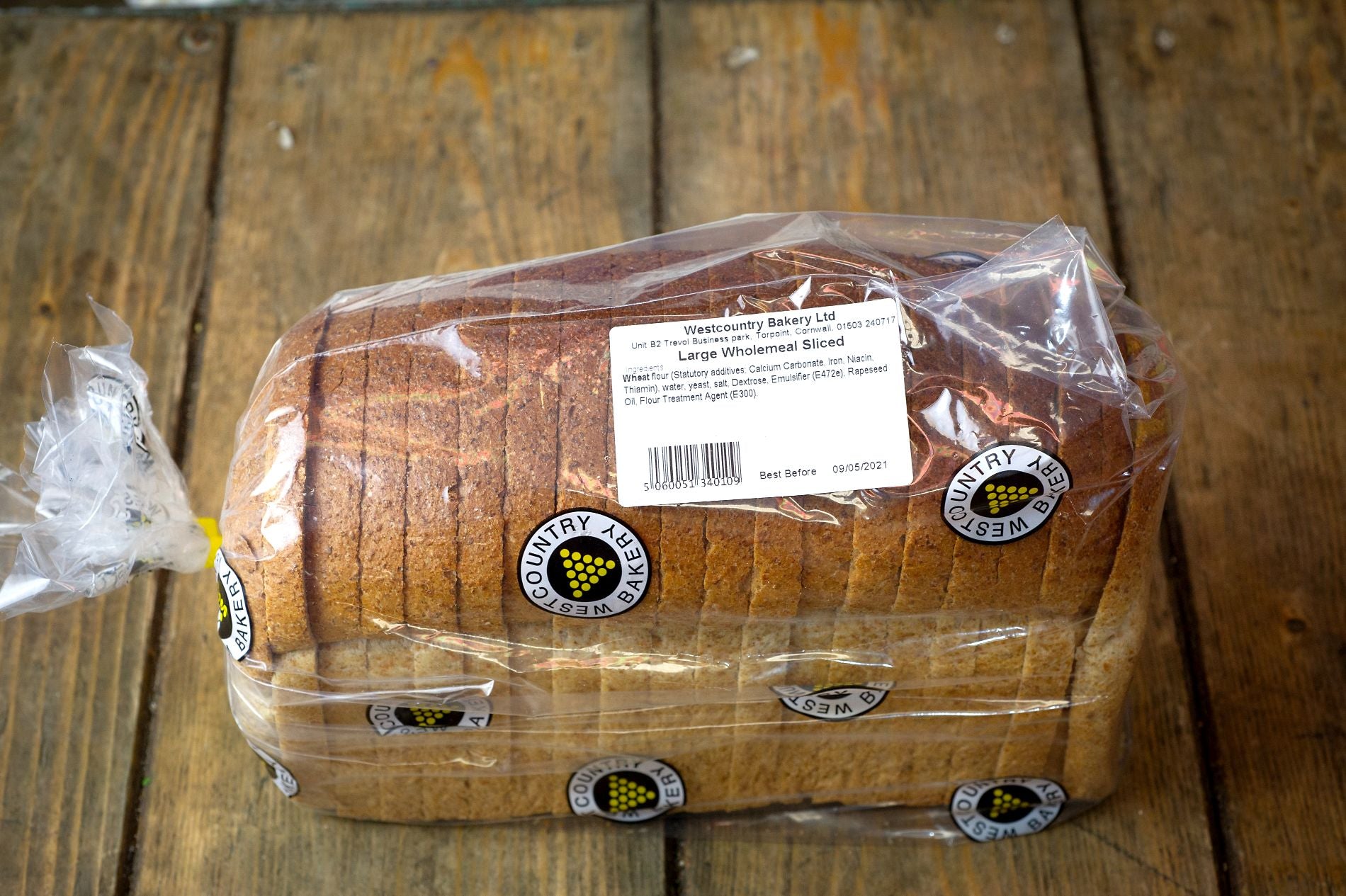 Bakery: Bread (Westcountry)- Large wholemeal