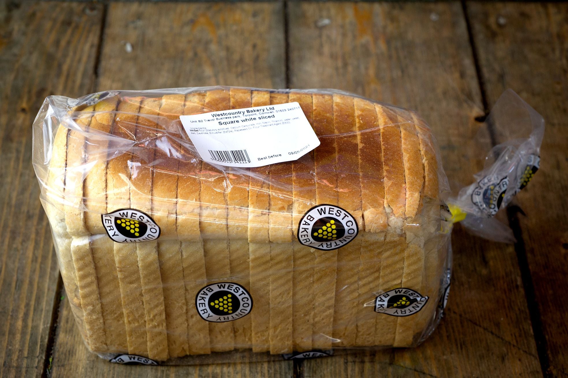 Bakery: Bread (Westcountry)- Square white