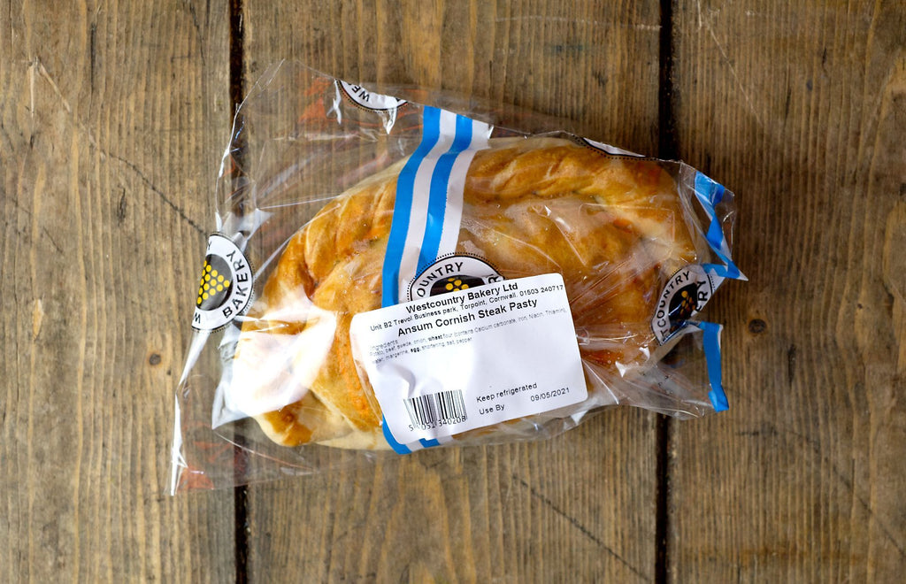 Bakery: Pasties & Pies (Westcountry)- Medium Steak pasty x 1