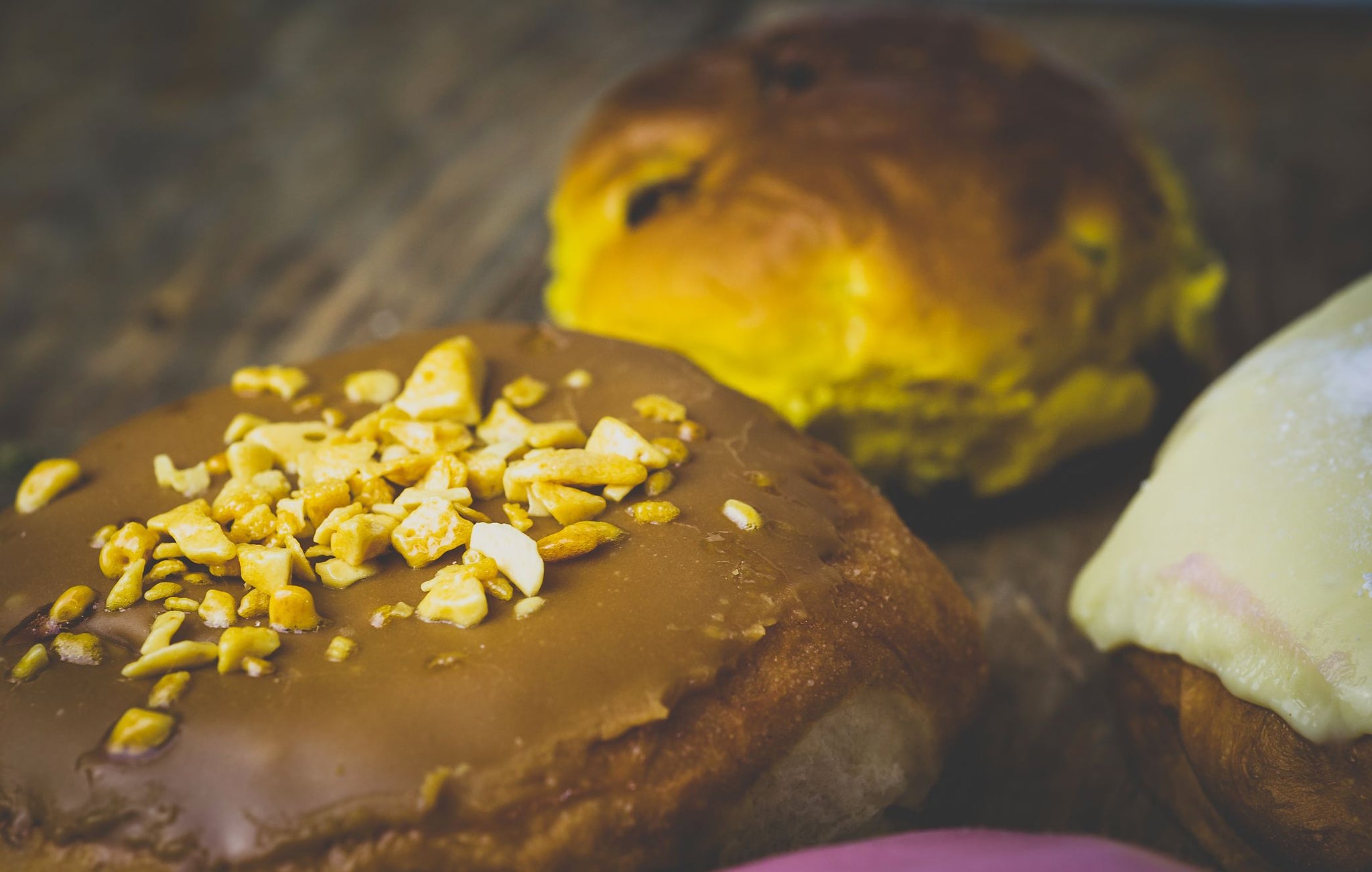 Bakery: Cakes (Westcountry)- Caramel doughnut x6 (subscription)
