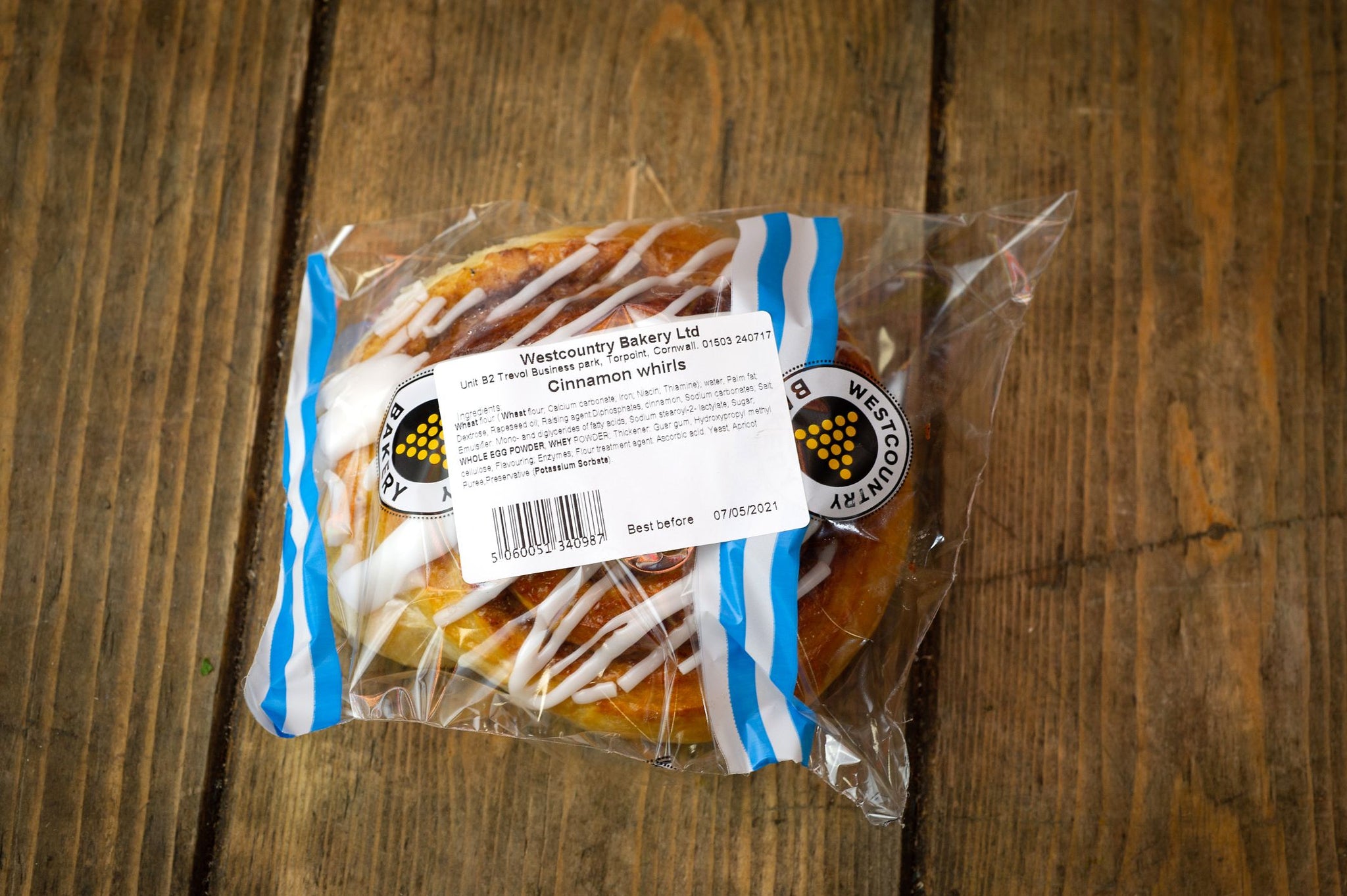 Bakery: Cakes (Westcountry)- Cinnamon whirl x 6