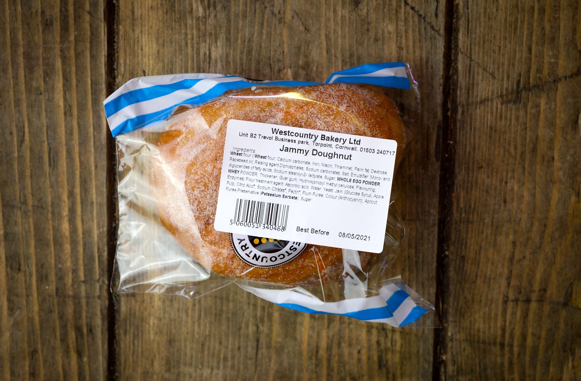 Bakery: Cakes (Westcountry)- Jam doughnut x 6 (subscription)