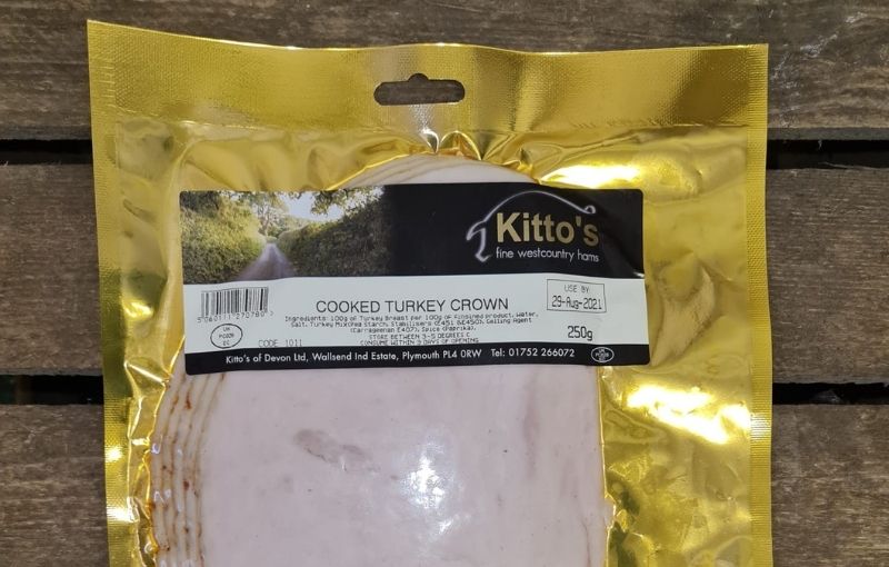 Meat (Kitto's): Sliced Turkey Crown (250g)