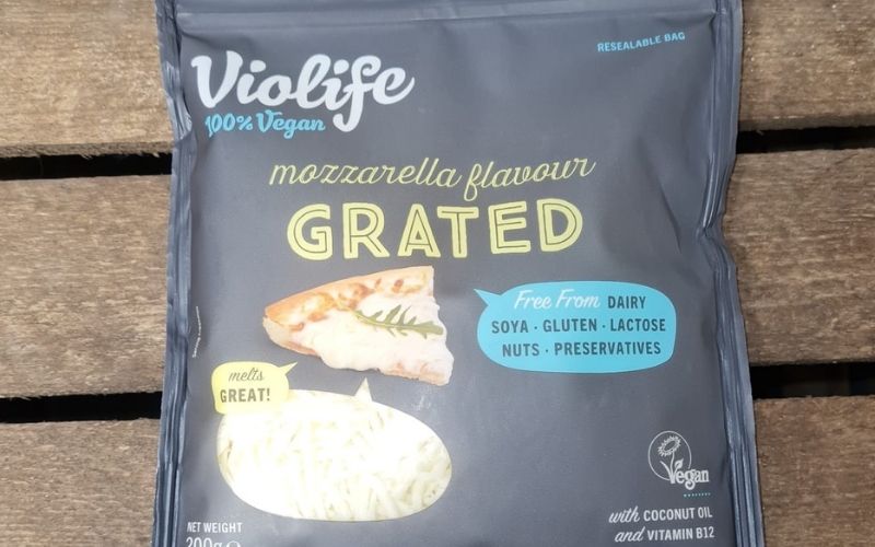 Cheese: Vegan Mozzarella, grated
