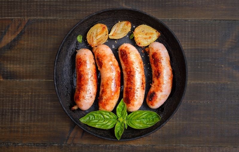Meat (Bray): Tomato and Basil Sausage 500g