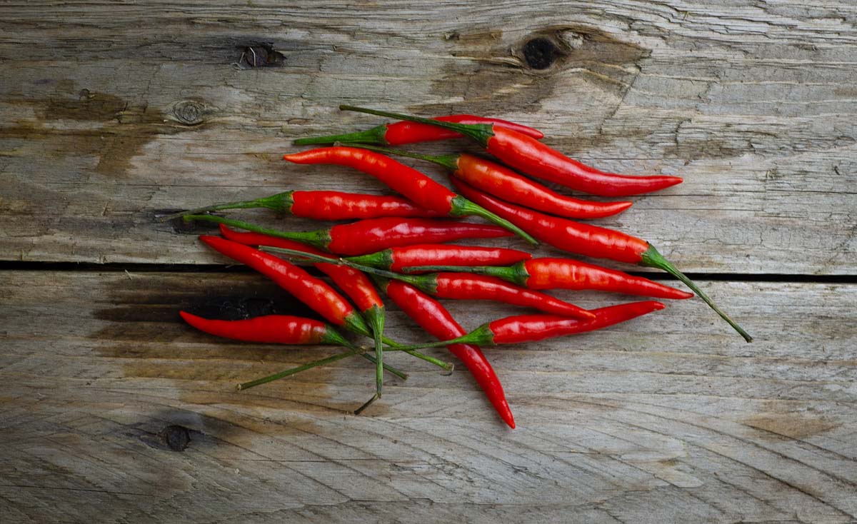 Chillies: Thai Red Chilli Peppers-25g