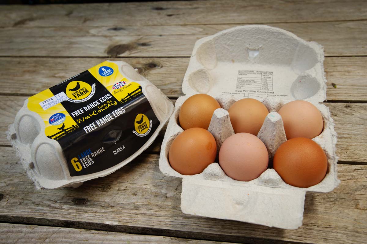 Eggs: 6x Free range x6 - large