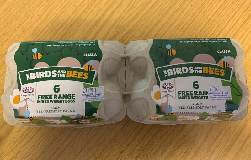 Eggs: 6x Birds And The Bees Free Range - MIXED WEIGHT x6