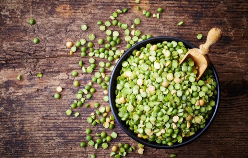Rice & Grains: Green Split Peas 500g