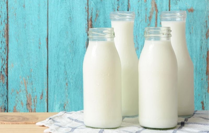 Milk: Glass Bottled Refillable - Whole (blue top) (subscription)