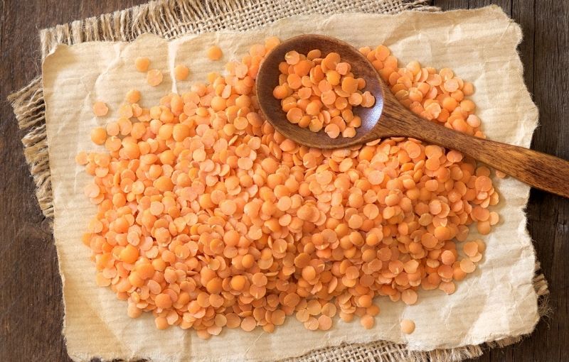 Rice & Grains: Red Lentils 500g